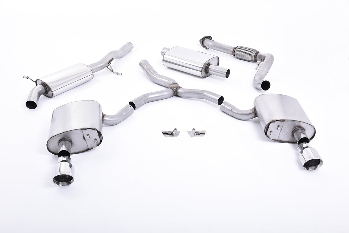 Audi A4 2.0 TFSI B9 Quattro Saloon & Avant (Non-GPF Models Inc Mild Hybrid & Without Brace Bars) Exhaust System (Without Brace Bars) – view 7