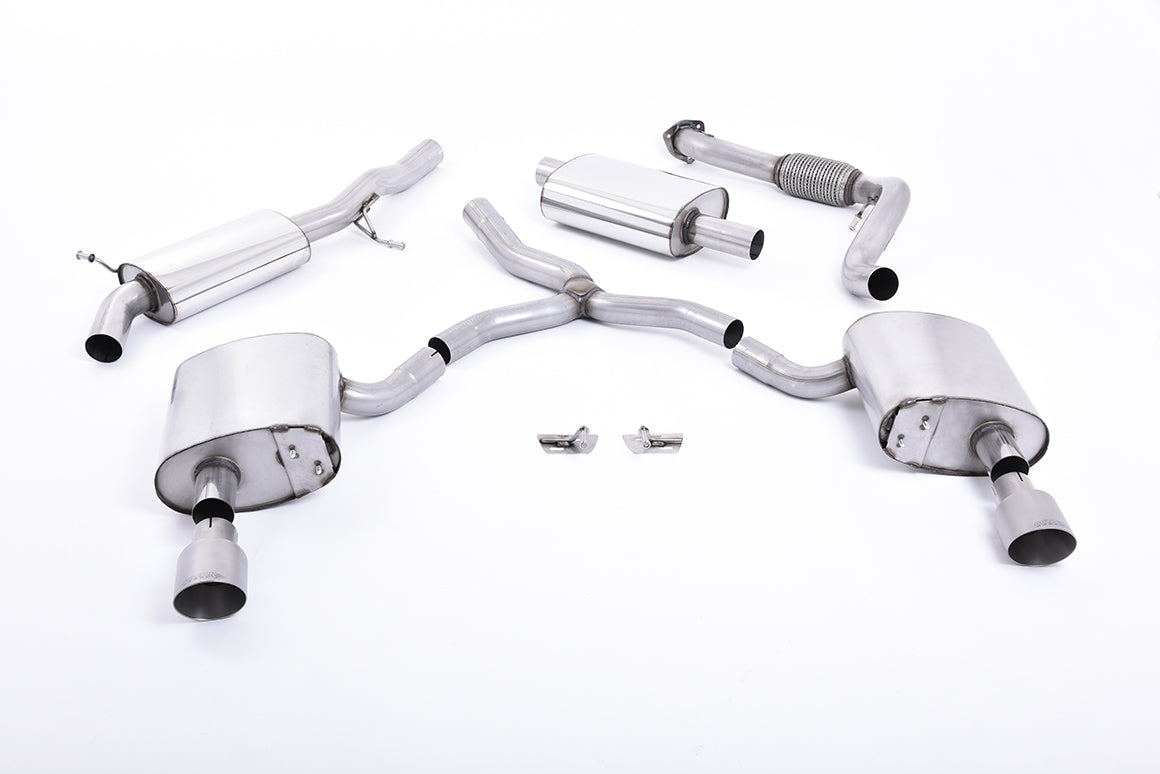 Audi A4 2.0 TFSI B9 Quattro Saloon & Avant (Non-GPF Models Inc Mild Hybrid & Without Brace Bars) Exhaust System (Without Brace Bars) – view 8