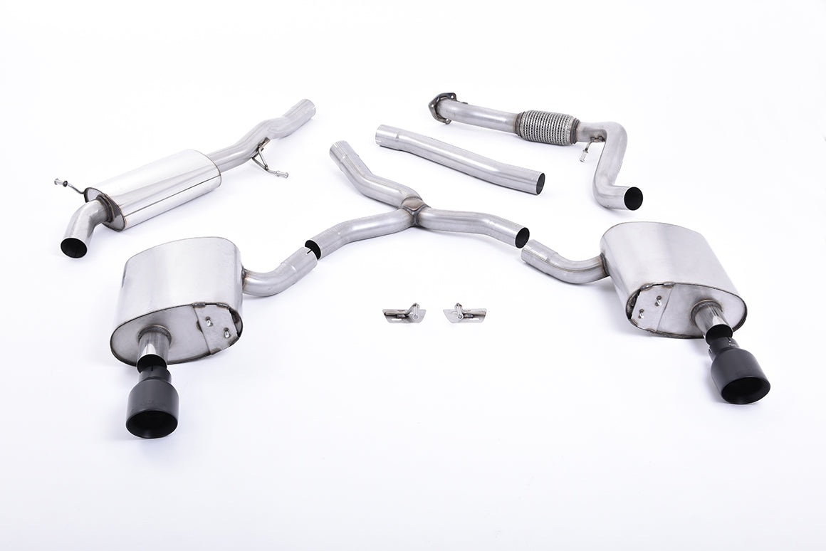 Audi A4 2.0 TFSI B9 Quattro Saloon & Avant (Non-GPF Models Inc Mild Hybrid & Without Brace Bars) Exhaust System (Without Brace Bars) – view 10