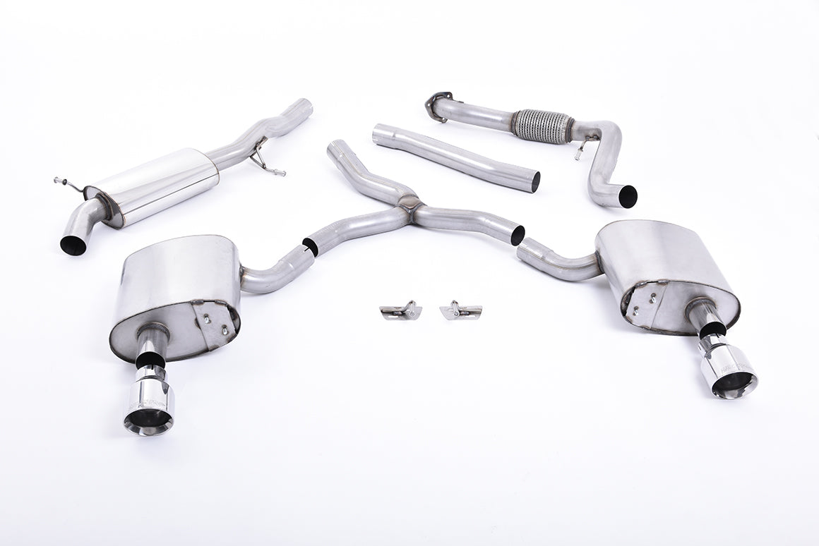Audi A4 2.0 TFSI B9 Quattro Saloon & Avant (Non-GPF Models Inc Mild Hybrid & Without Brace Bars) Exhaust System (Without Brace Bars) – view 11