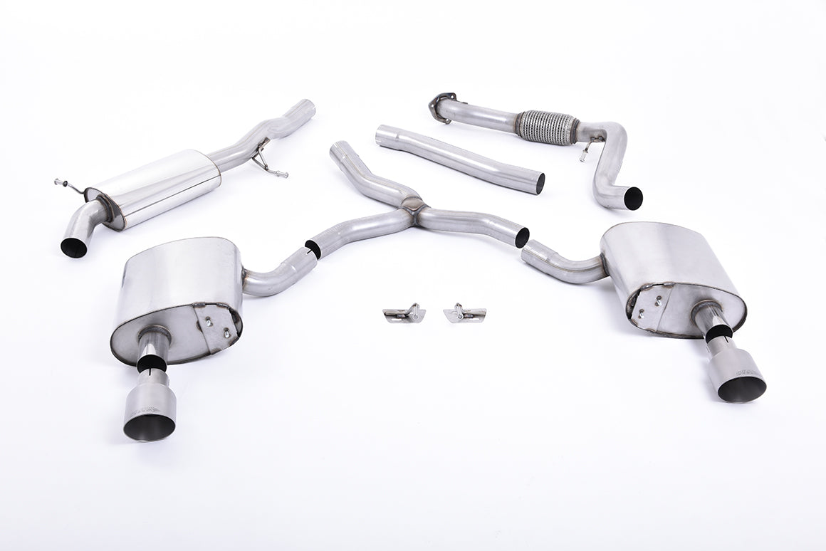 Audi A4 2.0 TFSI B9 Quattro Saloon & Avant (Non-GPF Models Inc Mild Hybrid & Without Brace Bars) Exhaust System (Without Brace Bars) – view 12