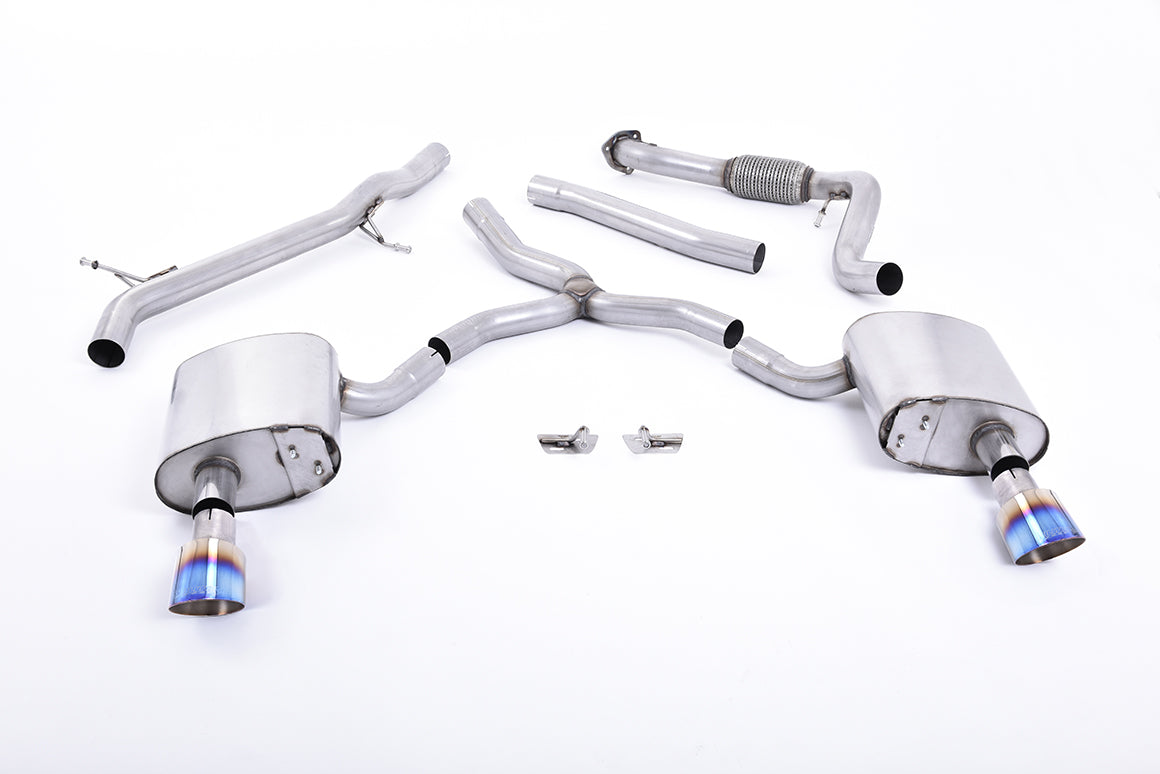 Audi A4 2.0 TFSI B9 Quattro Saloon & Avant (Non OPF/GPF Models Inc Mild Hybrid & Without Brace Bars) Exhaust System (Without Brace Bars)