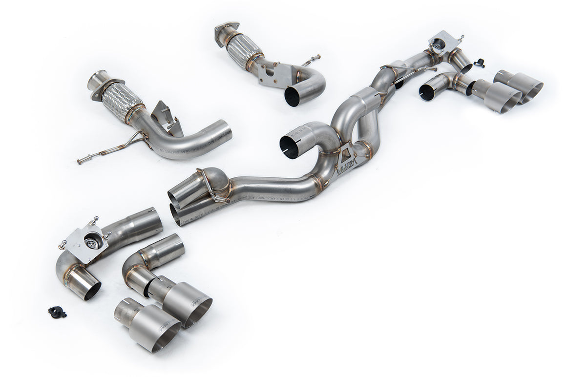 Chevrolet Corvette Stingray (C8) 6.2L V8 & E-Ray Hybrid (Non-GPF Models) Exhaust System – view 2